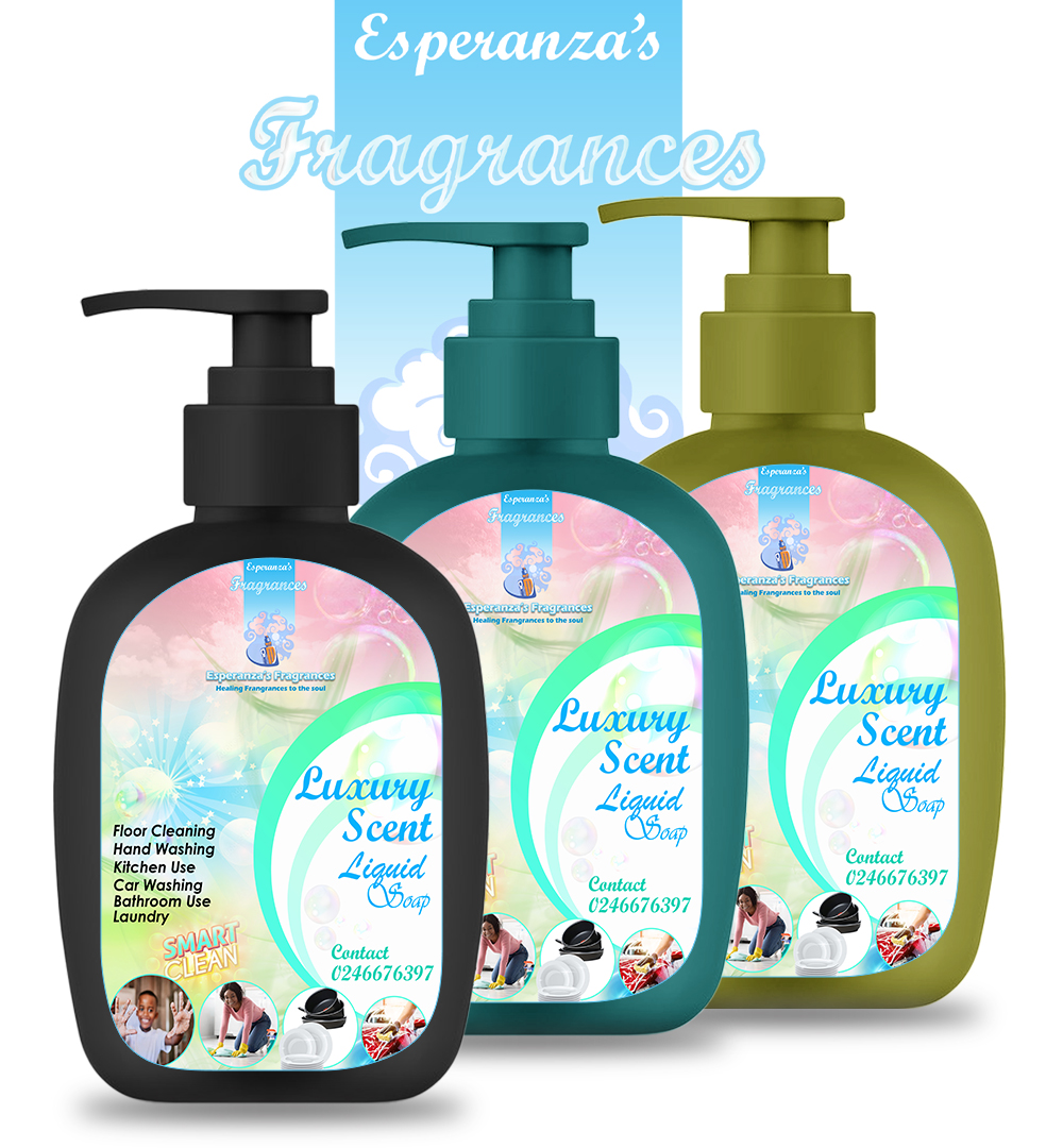 Mockups for Esperanza's Fragrances